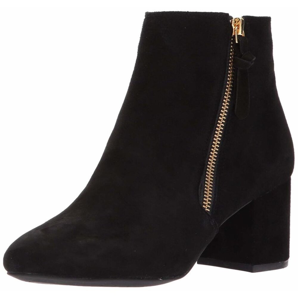 NWT Cole Haan Saylor Grand II Black block heel suede Booties 5